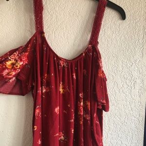 Torrid flowy boxy blouse